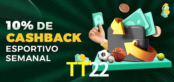 10% de bônus de cashback na TT22