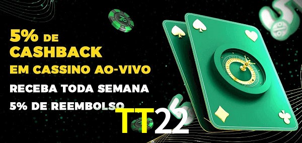 Promoções do cassino ao Vivo TT22